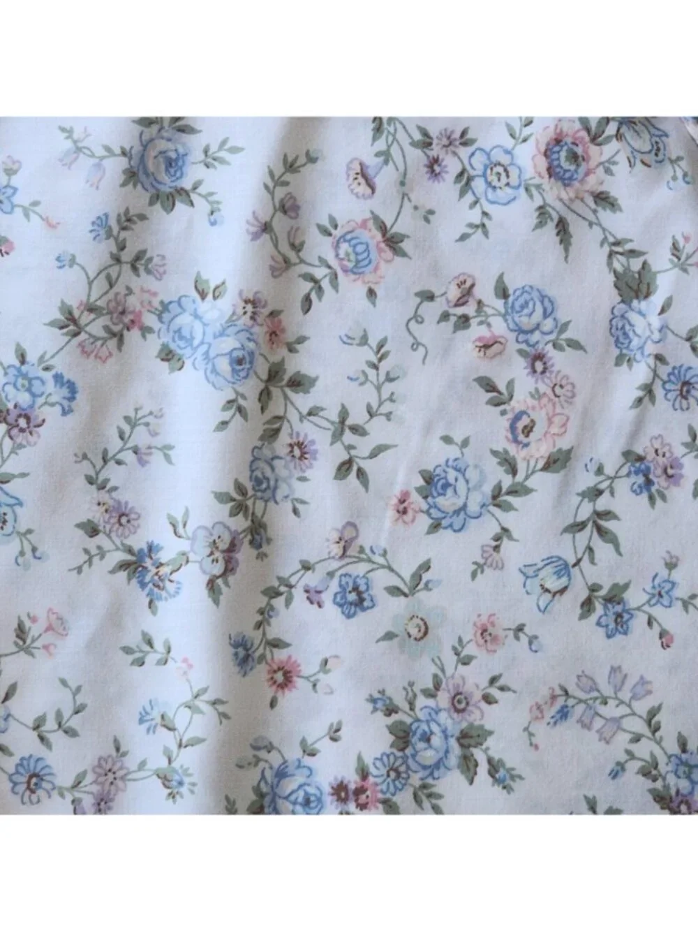 Vintage JCPenney Permanent Press King Flat Sheet & Pillowcase Set